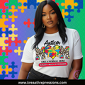 Autism Mom Tee – Like a Normal Mom, Except Much Stronger