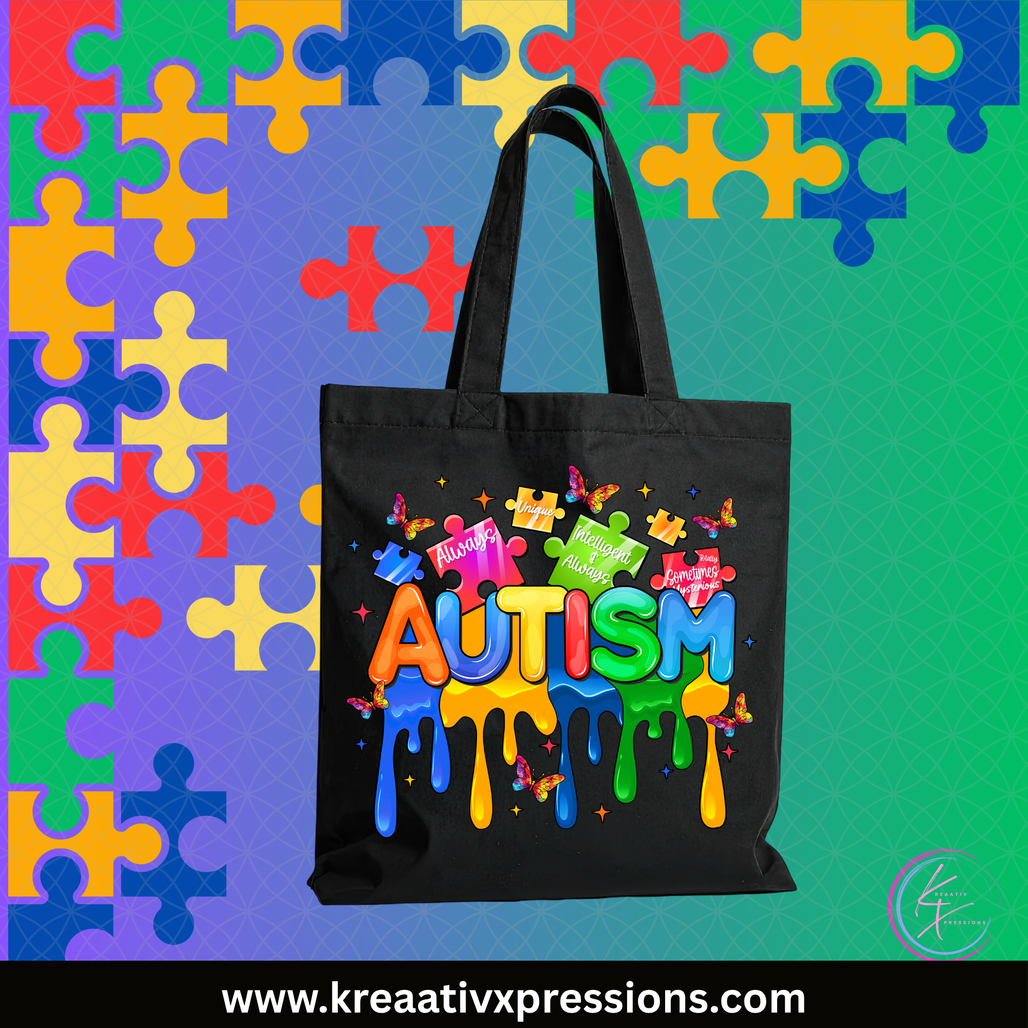 Autism Awareness Tote Bags