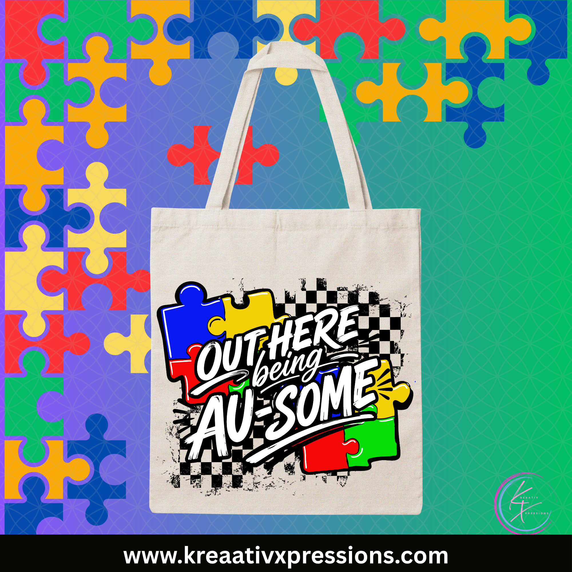 Autism Awareness Tote Bags
