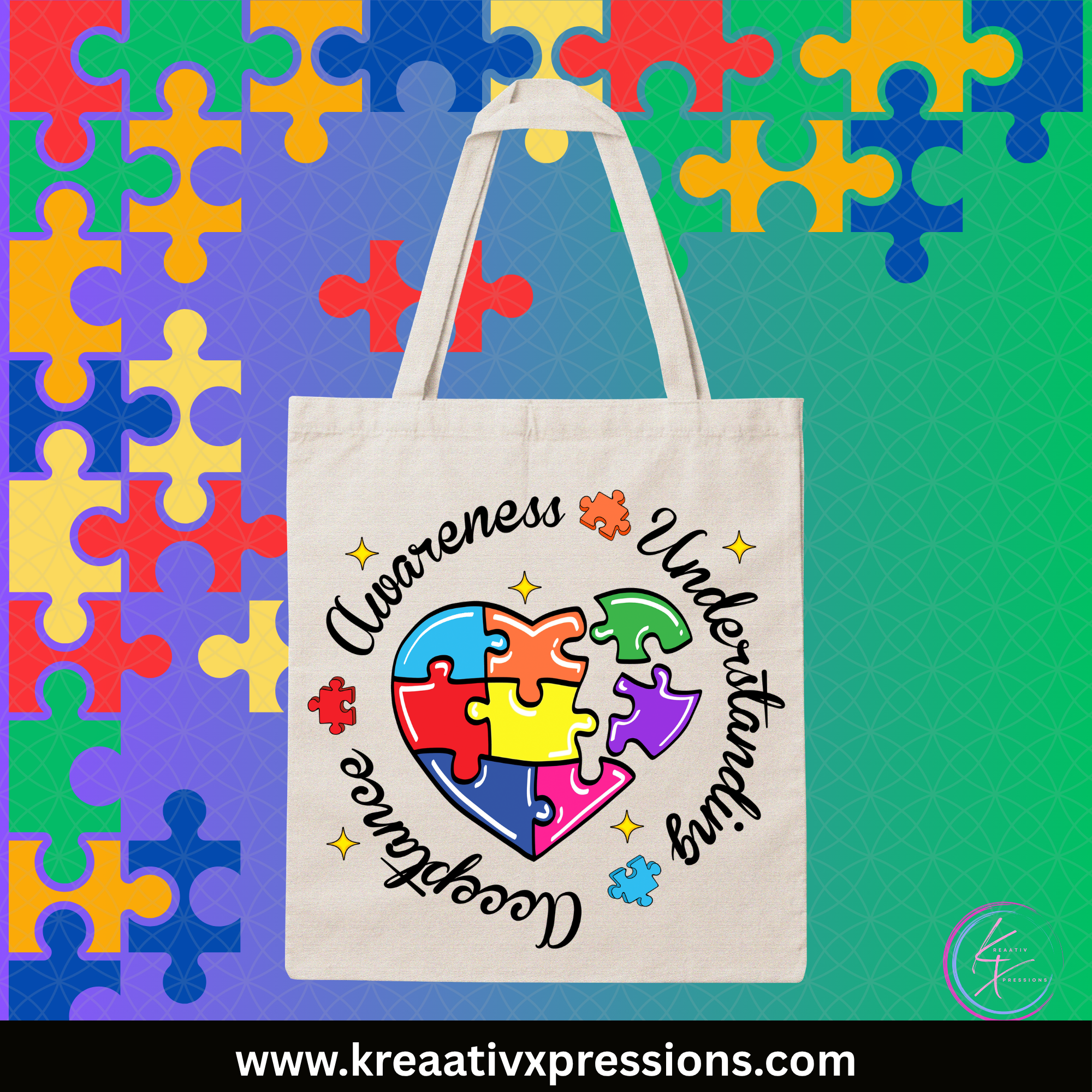 Autism Awareness Tote Bags