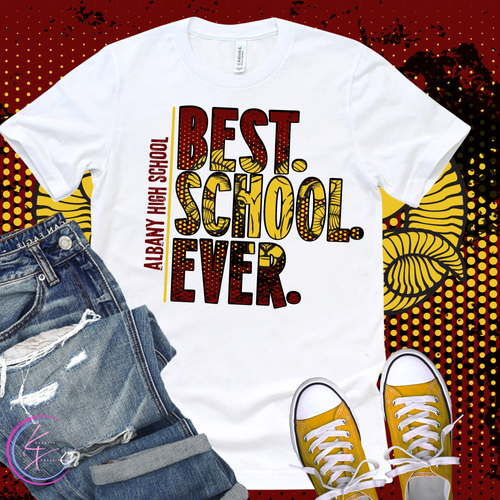 Best. School. Ever. Customizable Spirit Tee