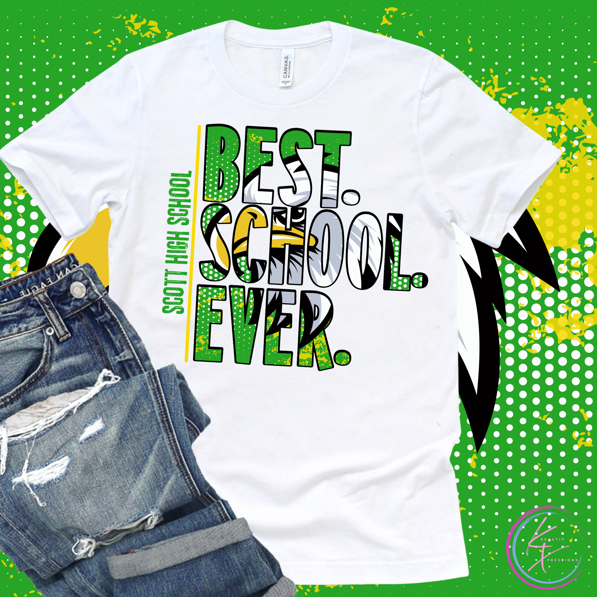 Best. School. Ever. Customizable Spirit Tee
