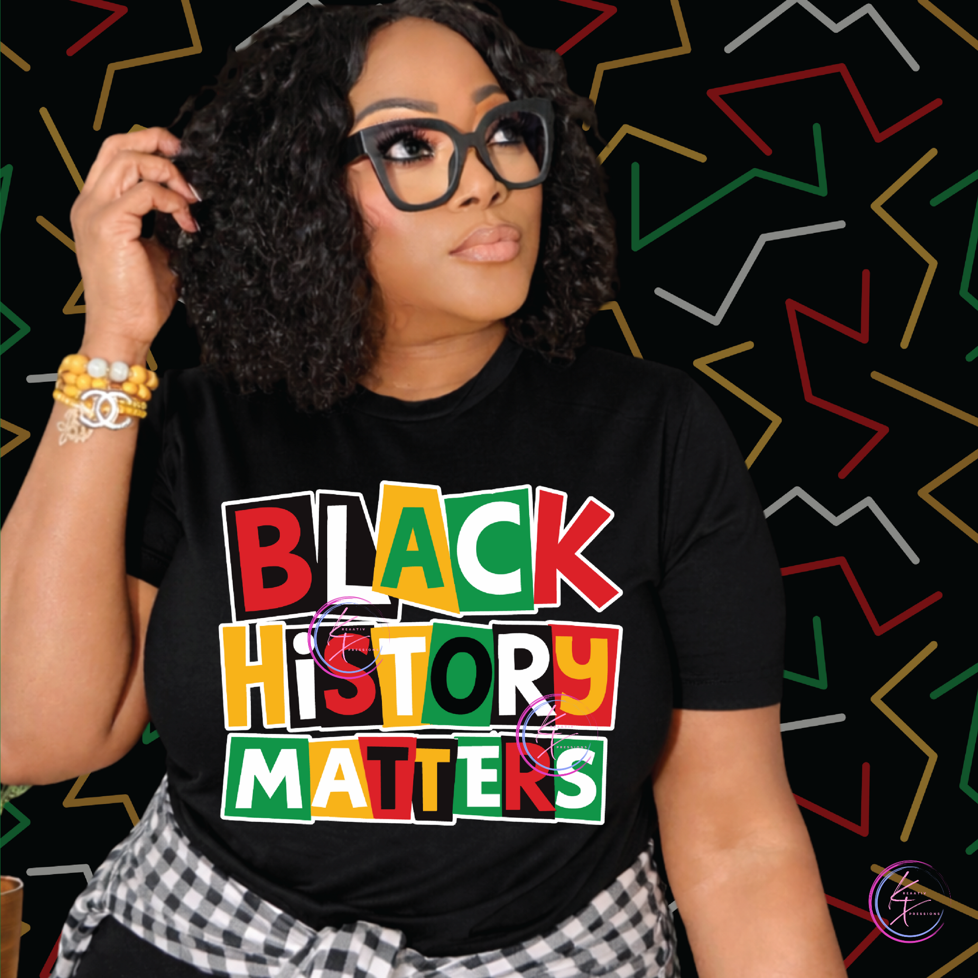 Black History Matters T-Shirt - Colorful Statement Tee