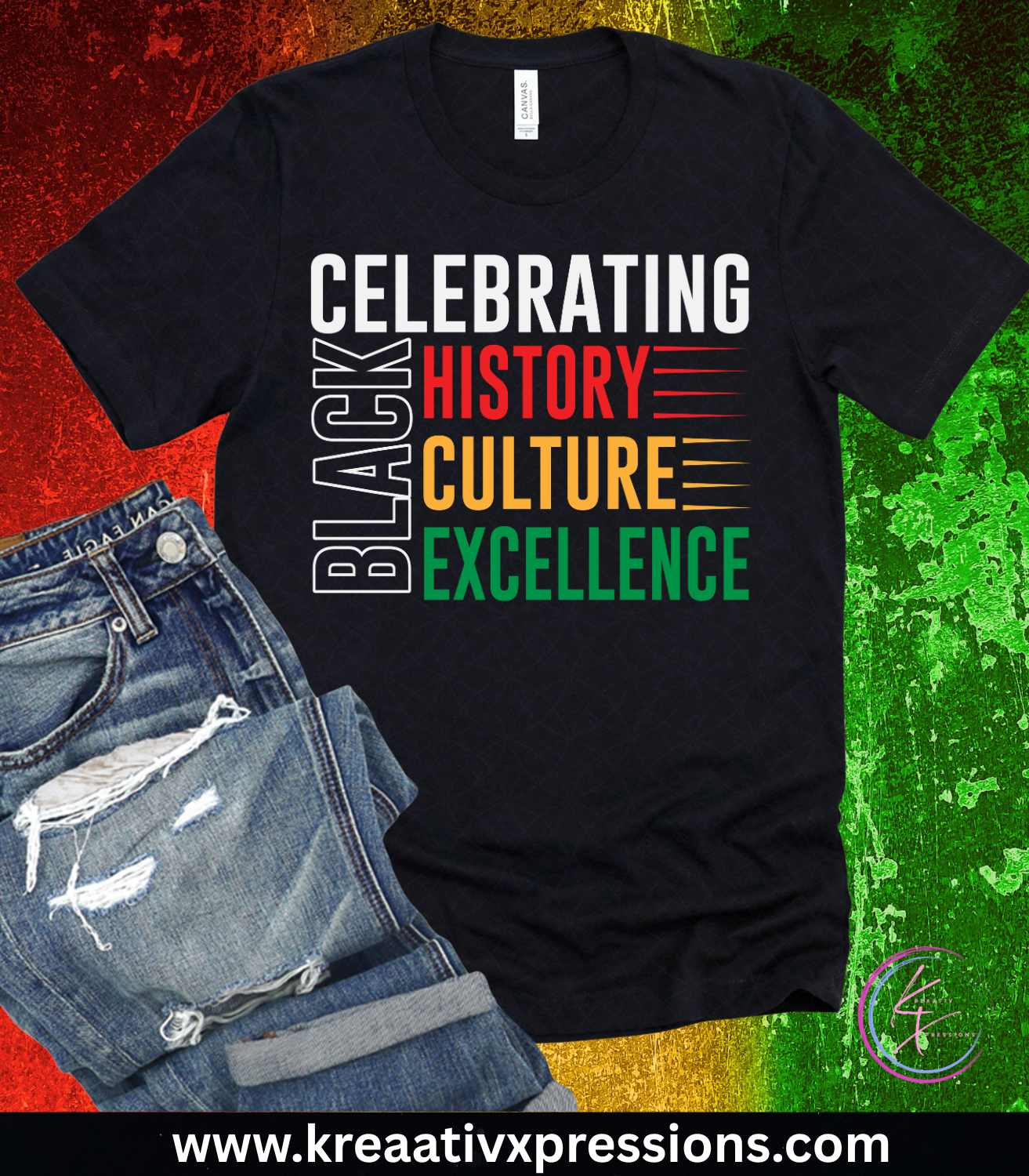Celebrating Black History Culture Excellence Tee