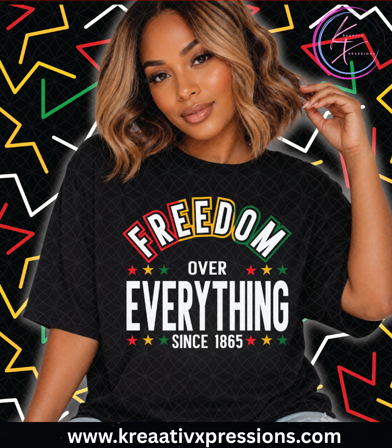 Freedom Over Everything Since 1865 Tee