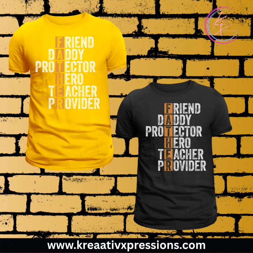 FATHER Word Art Tee