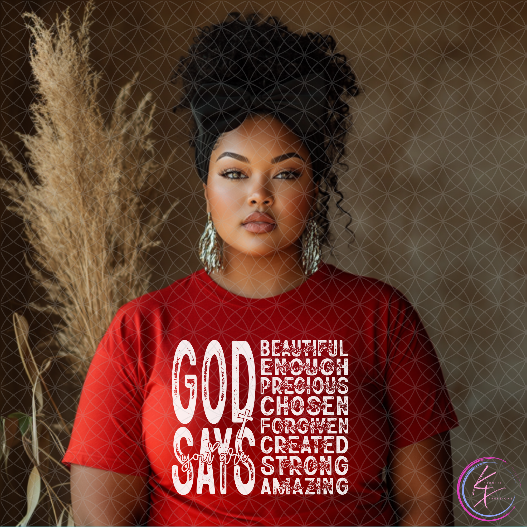 God Says You Are - Inspirational Affirmation Tee