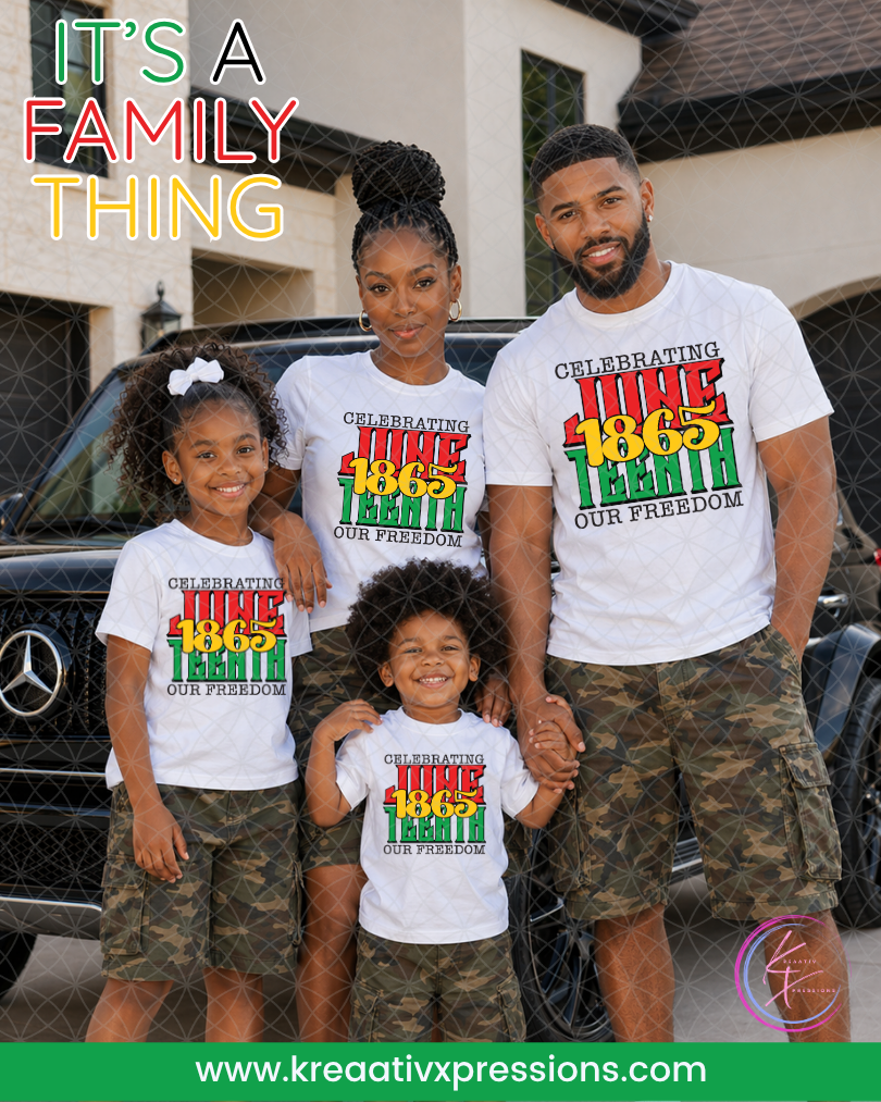 Celebrating Juneteenth 1865 – Our Freedom Tee