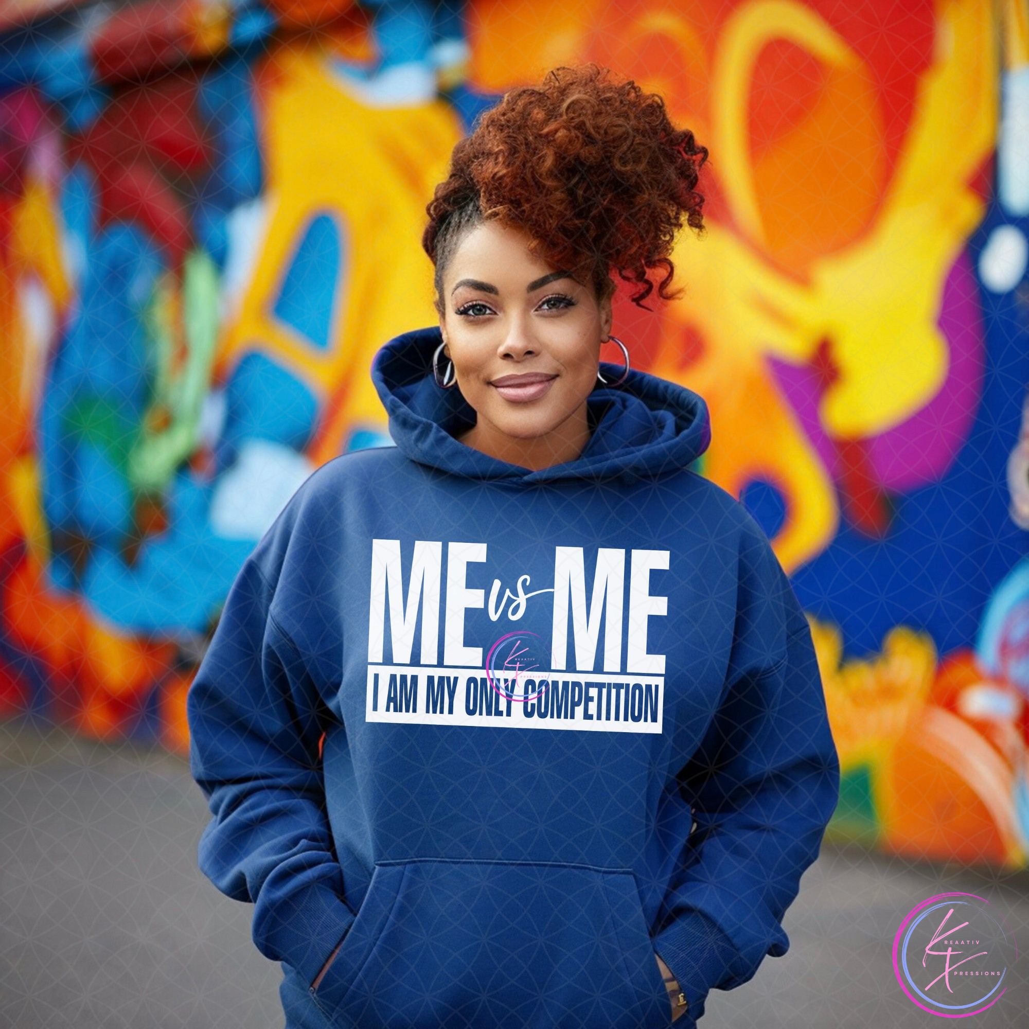 Me vs Me - I Am My Only Competition Hoodie