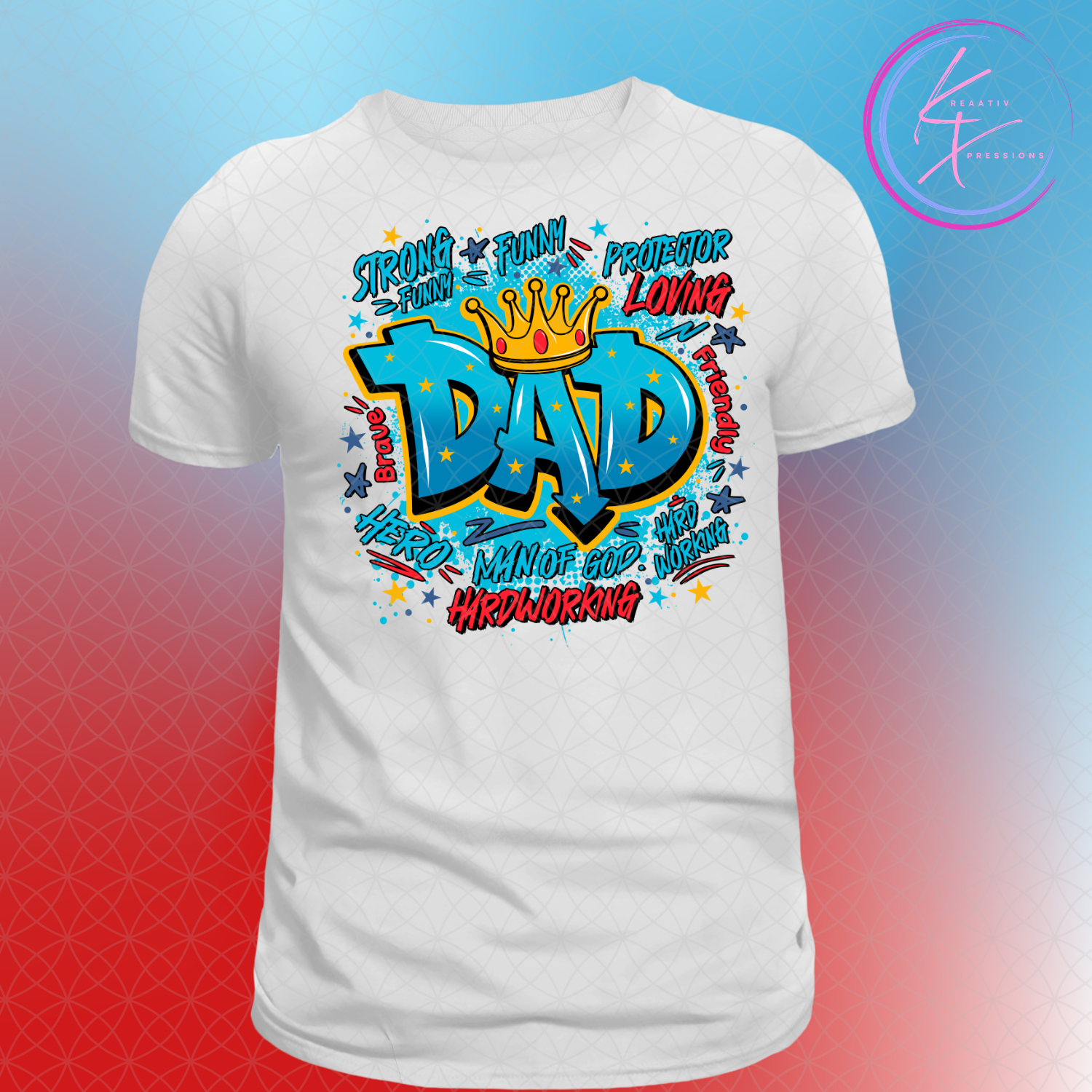 Dad Word Art Tee